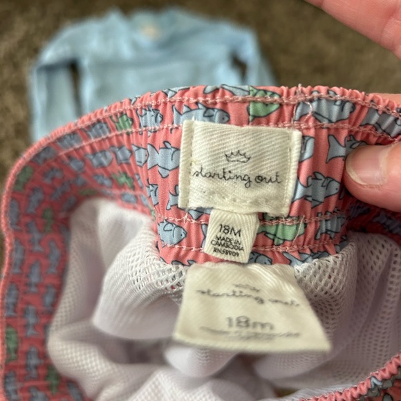 Starting Out Light Blue Infant Rash Guard Top - Picture 5 of 5